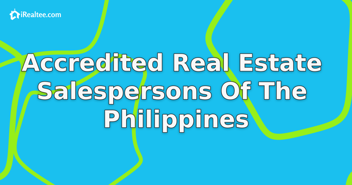 Accredited Real Estate Salespersons of the Philippines