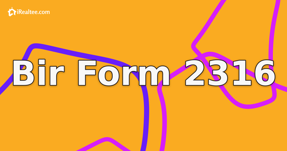 BIR Form 2316