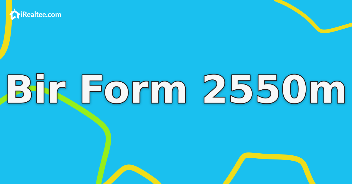 BIR Form 2550M
