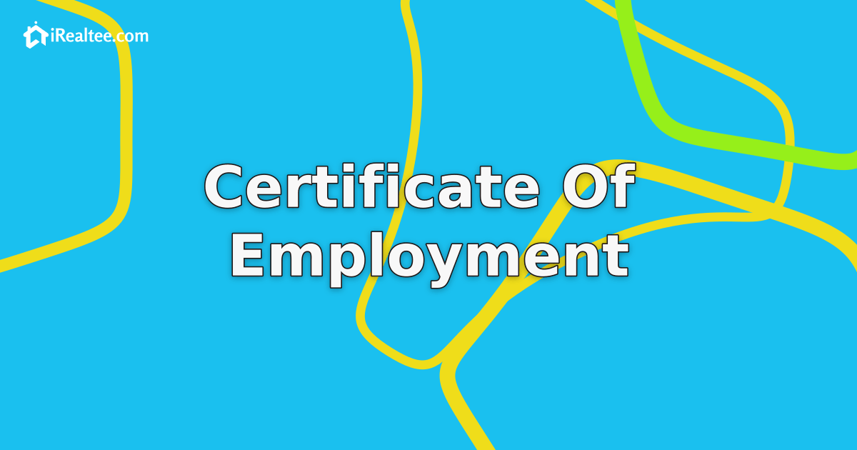 Certificate of Employment