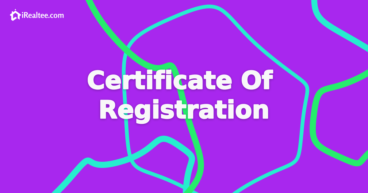 Certificate of Registration