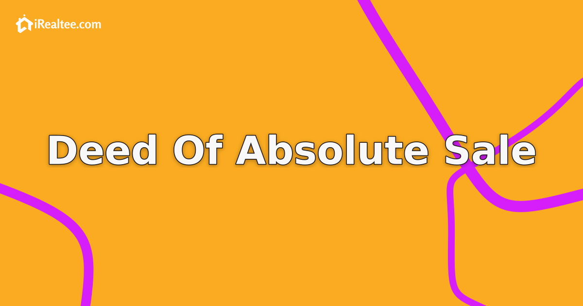 Deed of Absolute Sale