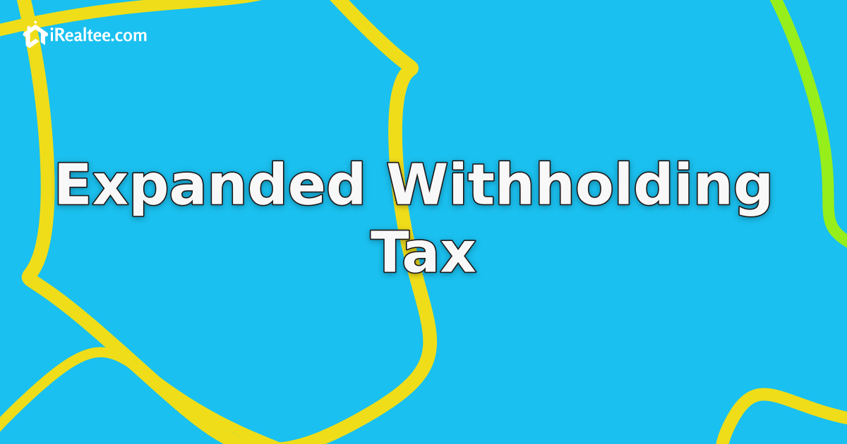 Expanded Withholding Tax