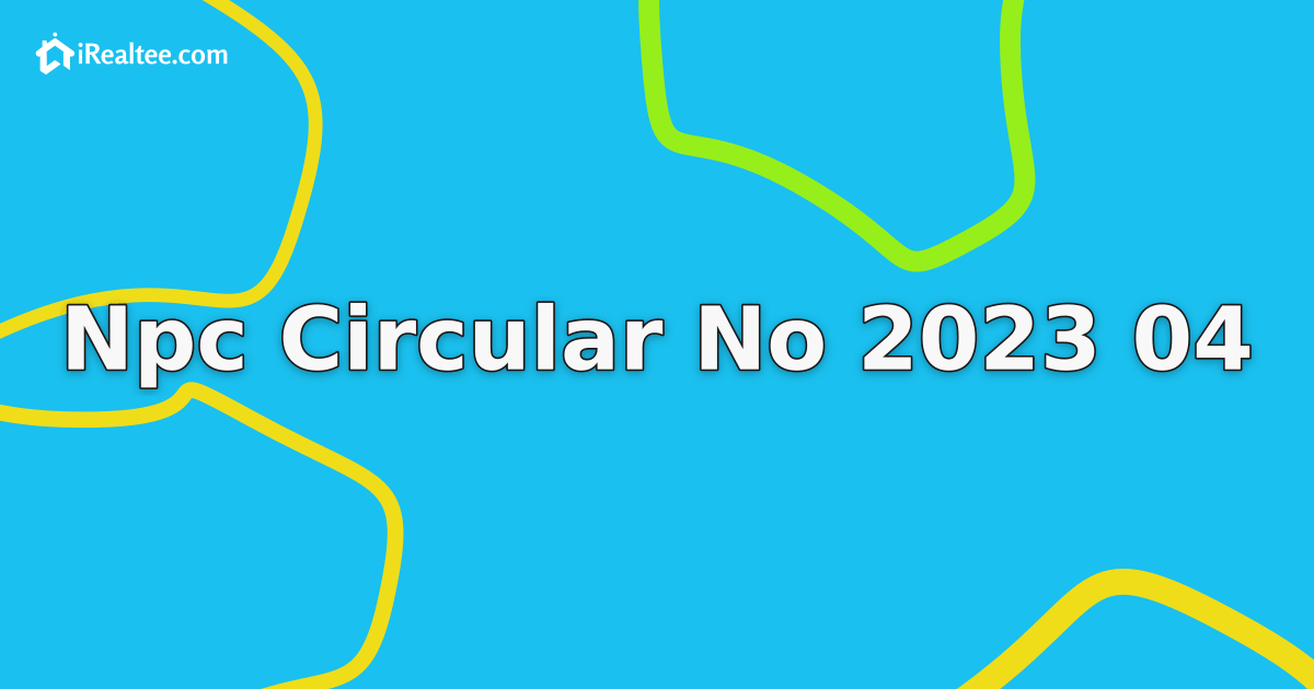 NPC Circular No. 2023-04